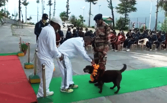 ‘चोको’ 11 साल की सर्विस के बाद ITBP से हुई रिटायर, कौन है चोको जानने के लिए पढ़ें पूरी खबर।