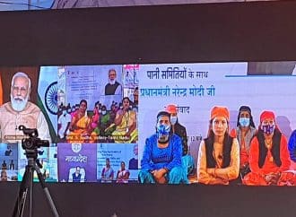 प्रधानमंत्री नरेन्द्र मोदी ने क्यारकुली भट्टा की ग्राम प्रधान कौशल्या रावत से किया वर्चुअल संवाद।