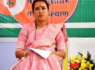 मोदी सरकार के आठ वर्ष पूरे होने पर गरीब कल्याण सम्मेलन में पहुंची कैबिनेट मंत्री रेखा आर्या, कहा कोरोना संकट में मुफ्त अनाज बना गरीबो के लिए बड़ा सहारा साथ ही कांग्रेस पर हमला बोलते हुए कहा कांग्रेस ने भ्रष्टाचार को मान लिया था सिस्टम का जरूरी हिस्सा।