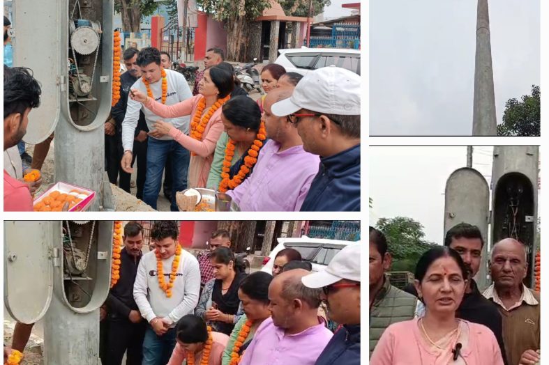 दीपोत्सव पर महापौर ने तीन हाई मास्ट लाईटों का दिया तौहफा, शहर को रोशन करने के लिए भी दिए अधिकारियों को निर्देश।