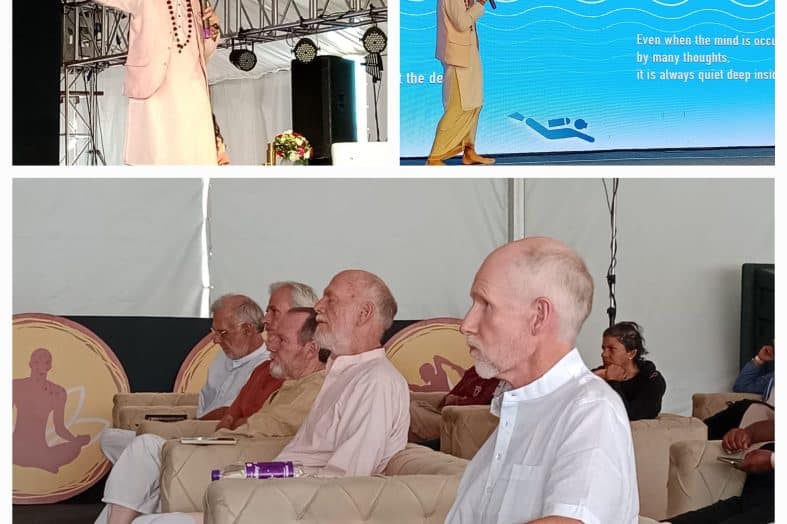 महर्षि पतंजलि द्वारा प्रतिपादित अष्टांग योग के द्वारा मन की शांति की प्राप्ति होती है, डगलस आत्मानंद रेक्सफोर्ड।