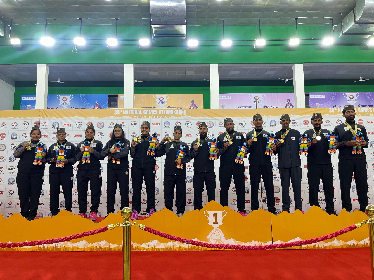 38वें राष्ट्रीय खेल में नेटबॉल (मिश्रित) स्पर्धा के समापन पर हरियाणा ने जीता स्वर्ण पदक