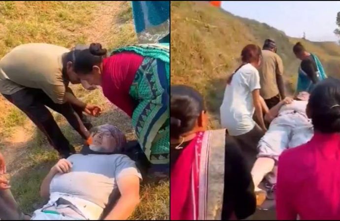 उत्तराखंड: गांव घूमने आया फॉरेनर हुआ चोटिल, पहाड़ की घस्यारियां बनीं देवदूत.. ऐसे बचाई जान