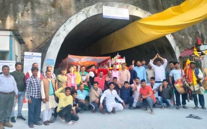 यमुनोत्री राजमार्ग पर सिल्क्यारा सुरंग हुई आर पार