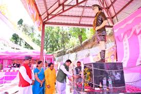 मुख्यमंत्री ने 1013.95 लाख की धनराशि से जयतपुर-धनौरी मार्ग के निर्माण  की घोषणा की