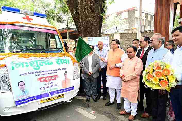 मुख्यमंत्री ने किया 5 मोबाइल मेडिकल यूनिट का शुभारम्भ
