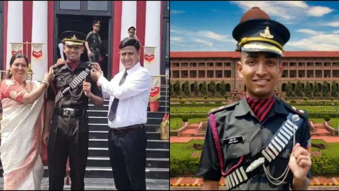 सेना में लेफ्टिनेंट बने रानीखेत के साकेत बिष्ट, तीसरे प्रयास में पूरा किया पिता का सपना