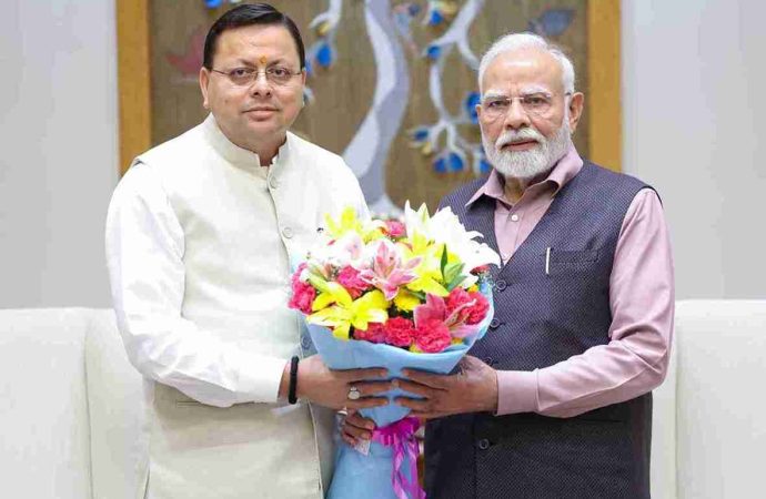 सीएम धामी ने दिल्ली में पीएम मोदी से की शिष्टाचार भेंट, विकास पर हुआ मार्गदर्शन