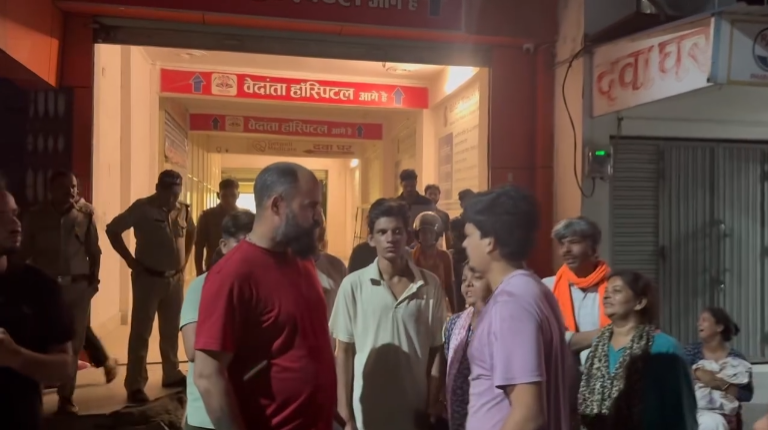 वेदांता हॉस्पिटल पर गंभीर आरोप, बच्ची की मौत से हंगामा