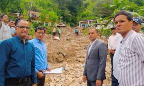 अंतर मंत्रालय केंद्रीय टीम ने राज्य के आपदा प्रभावित क्षेत्रों का किया स्थलीय निरीक्षण