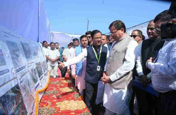 मुख्यमंत्री ने किया ₹185.20 करोड़ से बनने वाले शारदा कॉरिडोर परियोजना के प्रथम चरण का शुभारंभ