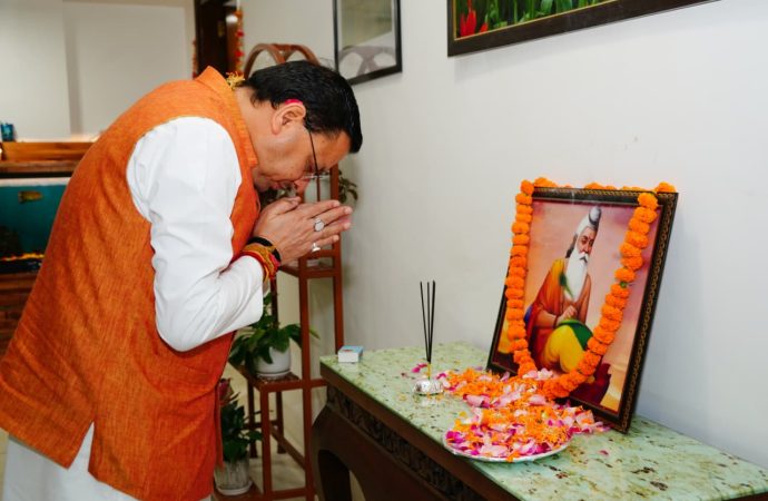 मुख्यमंत्री ने दी प्रदेशवासियों को वाल्मीकि जयंती की शुभकामनाएं