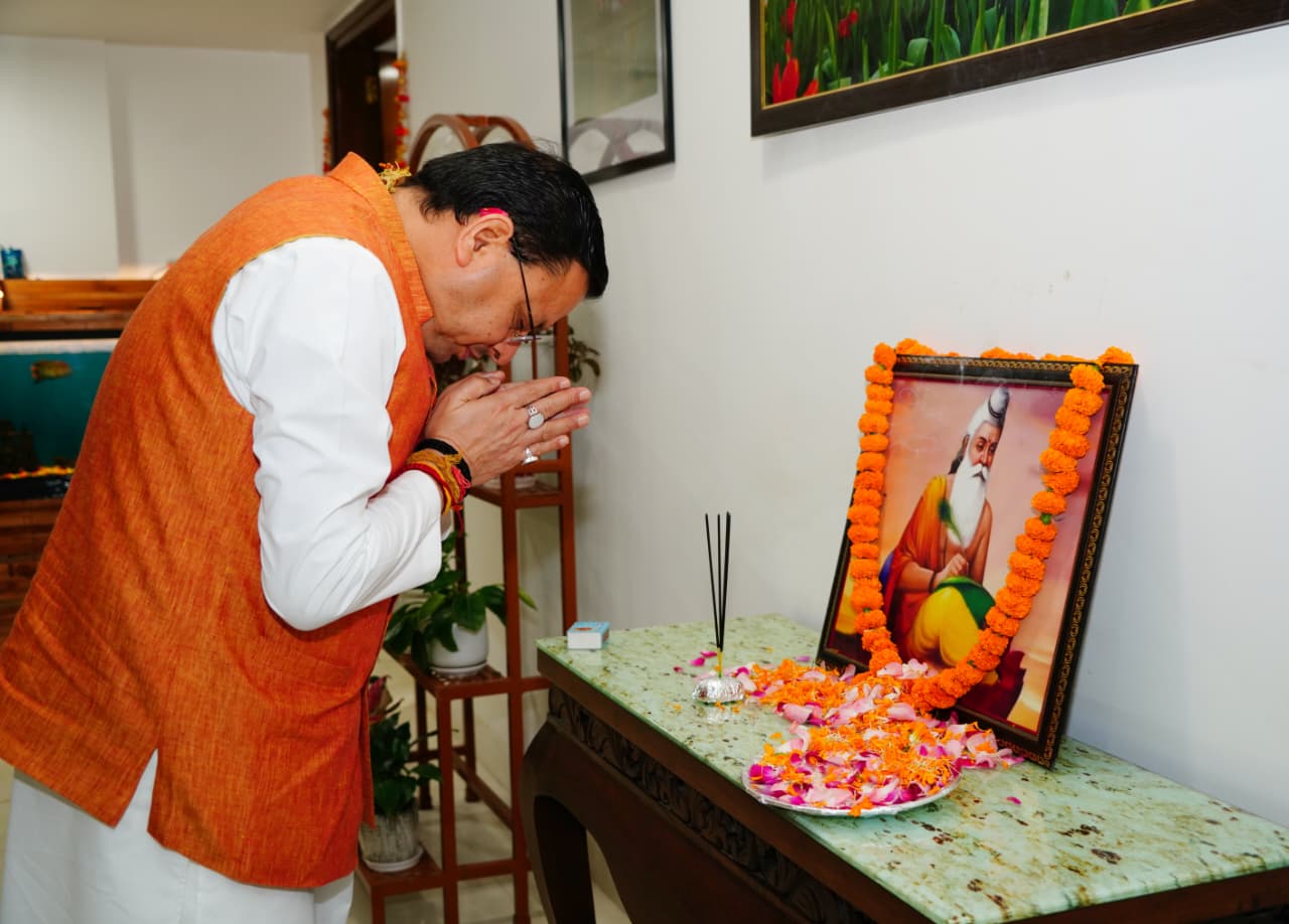 मुख्यमंत्री ने दी प्रदेशवासियों को वाल्मीकि जयंती की शुभकामनाएं