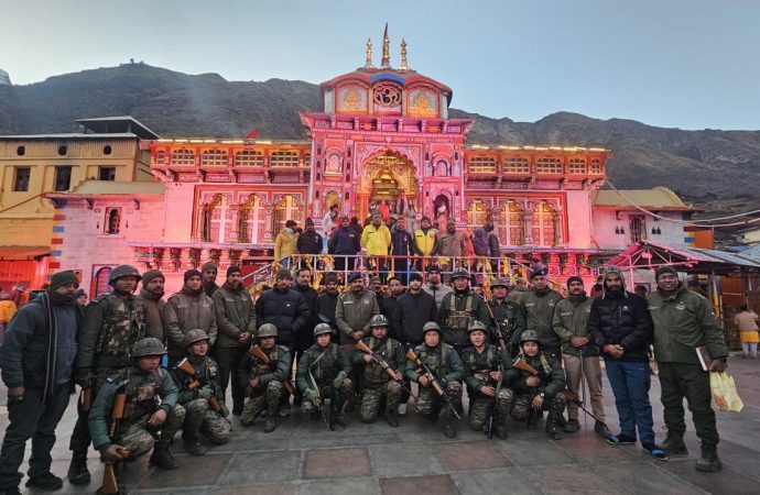 बदरीनाथ धाम में सुरक्षा ड्रिल: सेना और पुलिस का संयुक्त अभ्यास, चमोली में कड़े इंतज़ाम