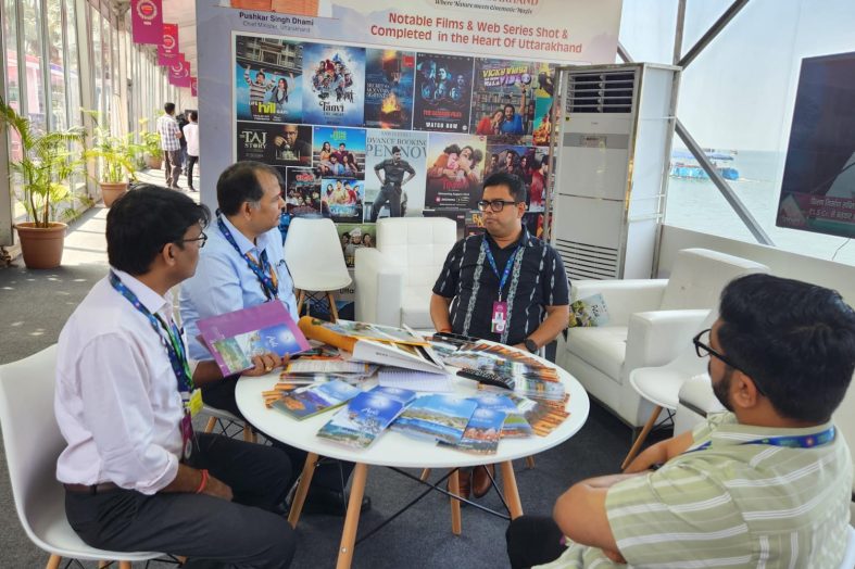 वेव्स फिल्म बाज़ार 2025 में देश-विदेश के फिल्म निर्माता और निर्देशकों ने उत्तराखंड में शूटिंग के लिए दिखाई रुचि