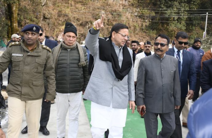 मुख्यमंत्री धामी ने किया कैंचीधाम बाईपास का स्थलीय निरीक्षण, यात्रा सीजन से पूर्व कार्य पूर्ण करने के निर्देश