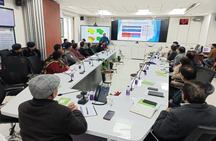 सचिव आपदा प्रबंधन ने की सेंदाई फ्रेमवर्क के तहत विभागीय प्रगति की समीक्षा