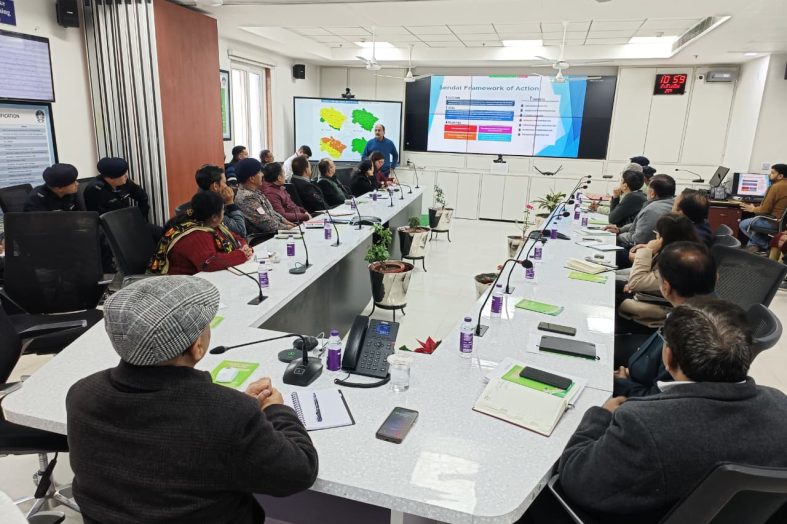 सचिव आपदा प्रबंधन ने की सेंदाई फ्रेमवर्क के तहत विभागीय प्रगति की समीक्षा