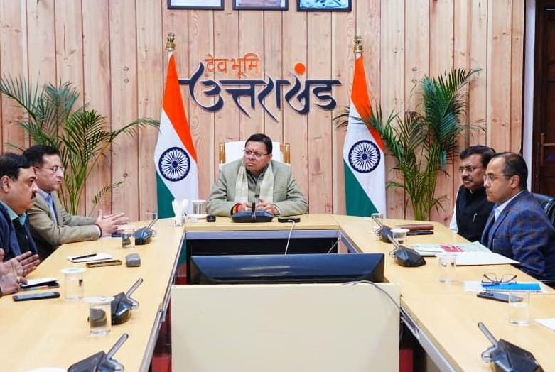 मुख्यमंत्री  पुष्कर सिंह धामी ने कानून व्यवस्था को लेकर उच्च स्तरीय बैठक ली