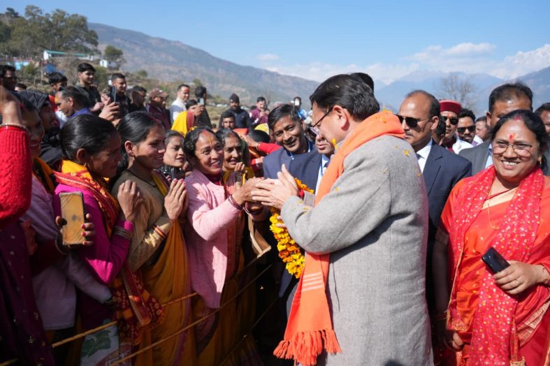 मुख्यमंत्री बीरों देवल रुद्रप्रयाग में आयोजित मां चंडिका महावन्याथ देवरा यात्रा में हुए शामिल