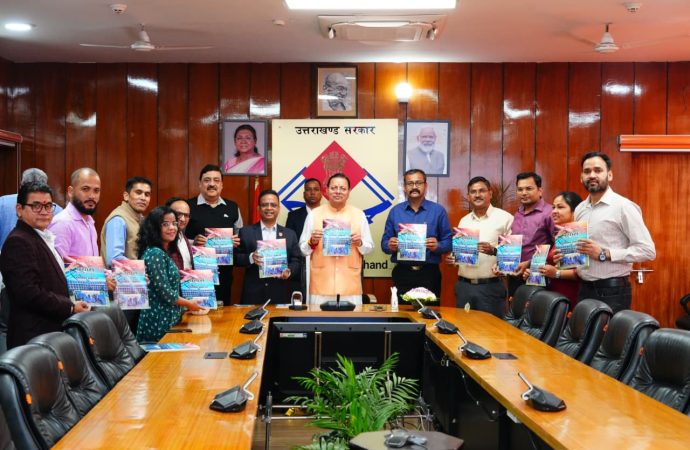 सचिवालय बैडमिंटन क्लब की स्मारिका का CM Pushkar Singh Dhami ने किया लोकार्पण