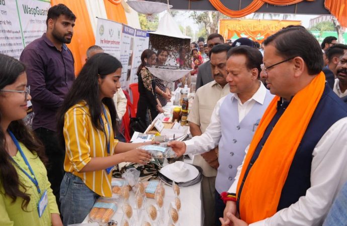 पंतनगर में 119वें अखिल भारतीय किसान मेले का मुख्यमंत्री पुष्कर सिंह धामी ने किया शुभारम्भ