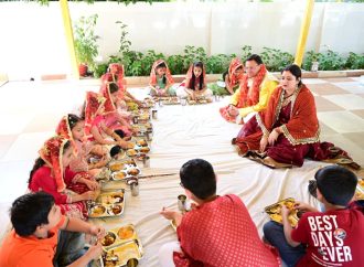 रामनवमी पर CM धामी ने किया कन्या पूजन, प्रदेश की खुशहाली की कामना