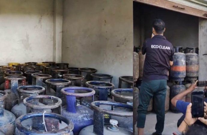 ऋषिकेश में गैस घोटाले का खुलासा, 135 कमर्शियल सिलेंडर जब्त