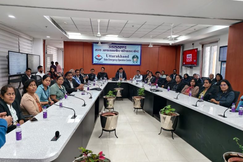 यूएसडीएमए की कार्यप्रणाली से रूबरू हुए श्रीलंका के अधिकारी