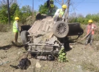 दिल्ली-देहरादून नेशनल हाईवे पर भूमानंद के पास सड़क हादसा, तेज रफ्तार कार डिवाइडर से टकराई; सभी यात्री सुरक्षित