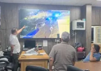 ऑरेंज अलर्ट पर प्रशासन हाई अलर्ट, डीएम का औचक निरीक्षण