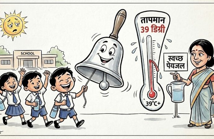 राज्य के हर स्कूल में बजेगी वॉटर बेल