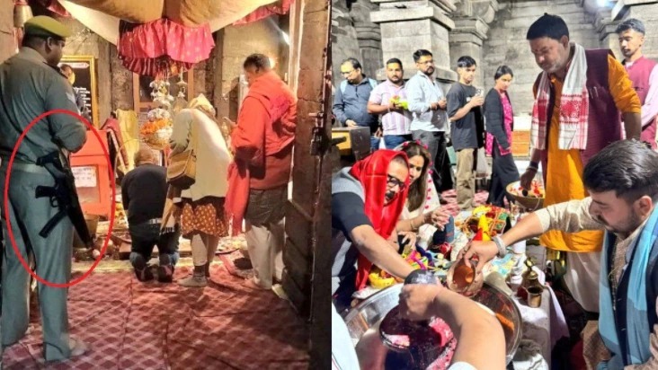 जागेश्वर धाम में गर्भगृह में हथियार के साथ प्रवेश पर विवाद, ASI ने शुरू की जांच
