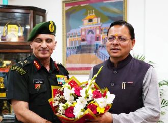 धामी से उप सेना प्रमुख की बैठक, विभिन्न मुद्दों पर चर्चा