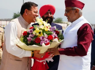 उपराष्ट्रपति सी.पी. राधाकृष्णन का उत्तराखंड आगमन, जौलीग्रांट एयरपोर्ट पर भव्य स्वागत