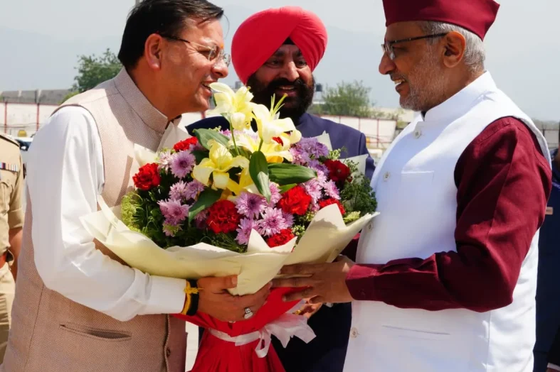 उपराष्ट्रपति सी.पी. राधाकृष्णन का उत्तराखंड आगमन, जौलीग्रांट एयरपोर्ट पर भव्य स्वागत