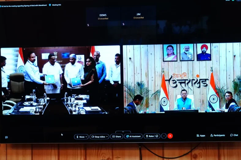 जल जीवन मिशन 2.0 के लिए MOU, CM धामी ने किया वर्चुअल प्रतिभाग