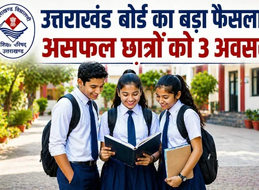 उत्तराखंड बोर्ड का बड़ा फैसला, असफल छात्रों को 3 अवसर