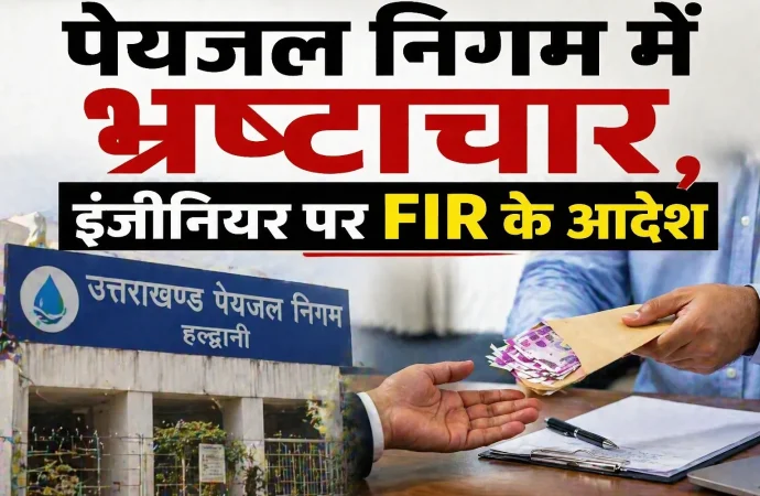 पेयजल निगम में भ्रष्टाचार, इंजीनियर पर FIR के आदेश