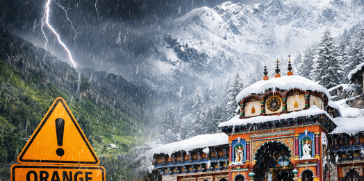 उत्तराखंड में दो दिन ऑरेंज अलर्ट, बारिश के साथ ऊंचाई पर बर्फबारी