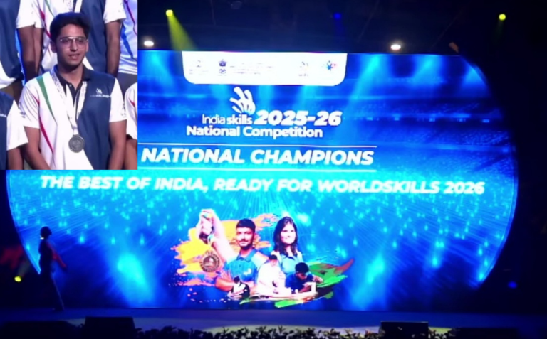Skill India 2025–26: 3D Digital Game Art में अक्षज पटानी ने नेशनल में जीता सिल्वर