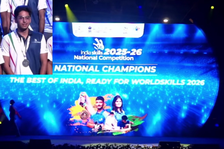 Skill India 2025–26: 3D Digital Game Art में अक्षज पटानी ने नेशनल में जीता सिल्वर