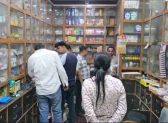 हल्द्वानी में नशीली दवाओं पर कार्रवाई, मेडिकल स्टोर सीज