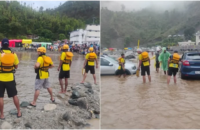 रीठा साहिब जोड़ मेला : अचानक बढ़ा नदी का जलस्तर, SDRF ने बचाई 50 श्रद्धालुओं की जान
