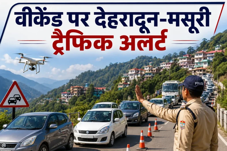 वीकेंड पर देहरादून-मसूरी ट्रैफिक अलर्ट, दून पुलिस ने लागू किया स्पेशल ट्रैफिक प्लान