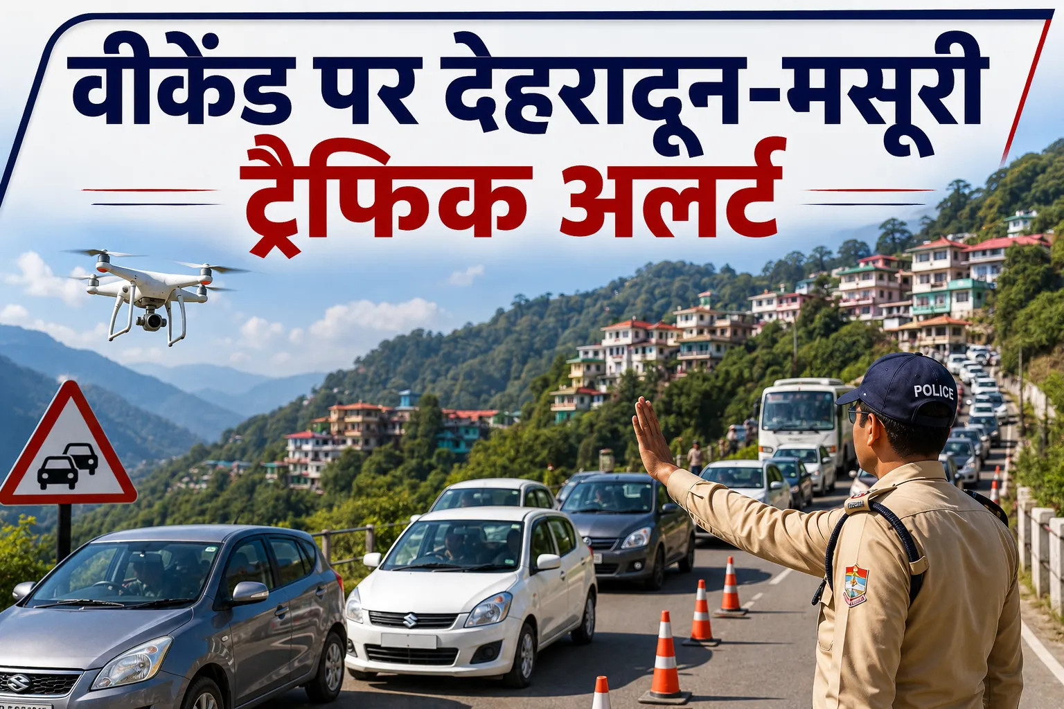 वीकेंड पर देहरादून-मसूरी ट्रैफिक अलर्ट, दून पुलिस ने लागू किया स्पेशल ट्रैफिक प्लान