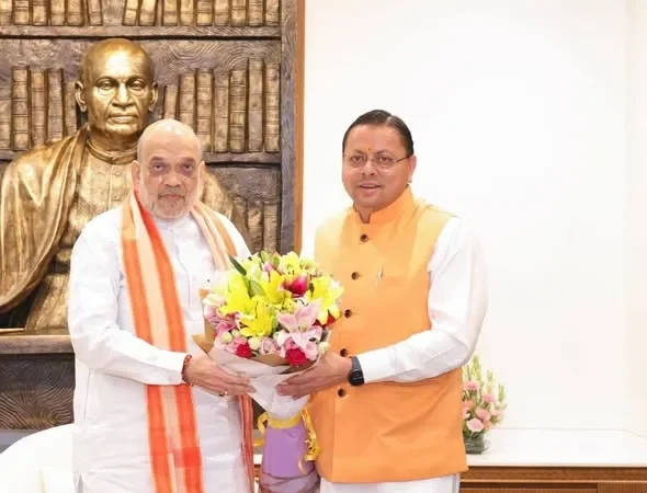 केंद्रीय गृह मंत्री अमित शाह से मुख्यमंत्री की मुलाकात, उत्तराखंड के विकास मुद्दों पर हुई अहम चर्चा
