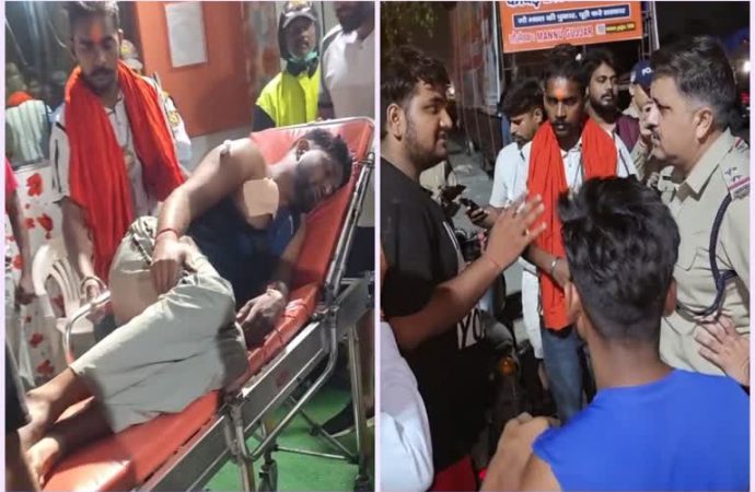 हरिद्वार में बवाल: गंगाजल लेकर लौट रहे कांवड़िए को मारी गोली, एम्स ऋषिकेश रेफर