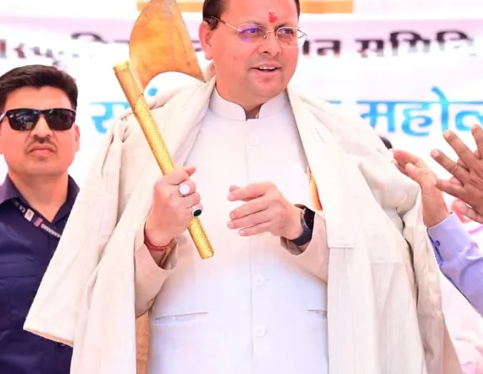 नागथात: जौनसार बावर सांस्कृतिक महोत्सव में शामिल हुए सीएम धामी