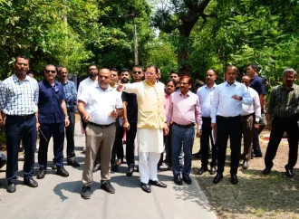मुख्यमंत्री आवास परिसर में 3-बी गार्डन (बी-फ्रेंडली, बटरफ्लाई-फ्रेंडली एवं बर्ड-फ्रेंडली गार्डन) के निर्माण कार्य का शुभारम्भ